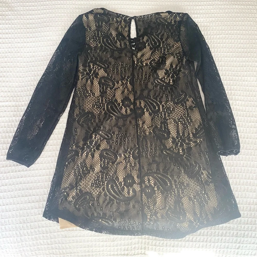 Lush black lace
